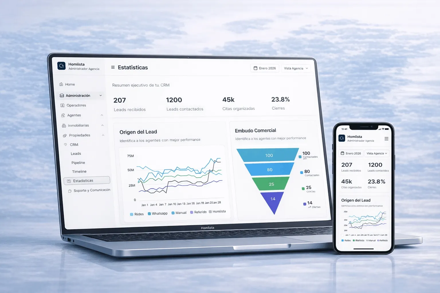 HomLista CRM banner